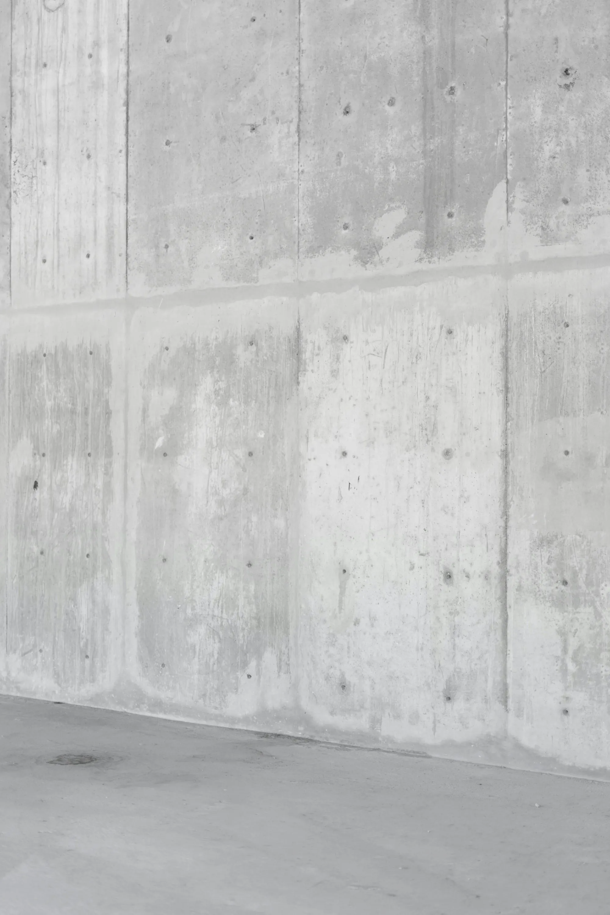 Light formed concrete wall texture